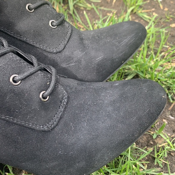 💓Sexy Suede Black Combat Boots from Spring💓 - Picture 5 of 5